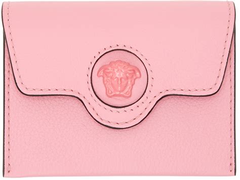 versace pink wallet|authentic versace wallet.